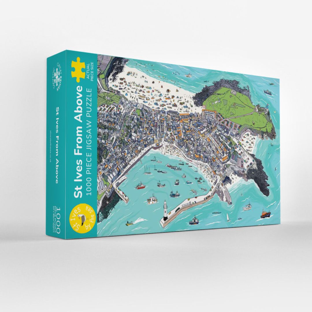 St Ives From Above Jigsaw Puzzle Box