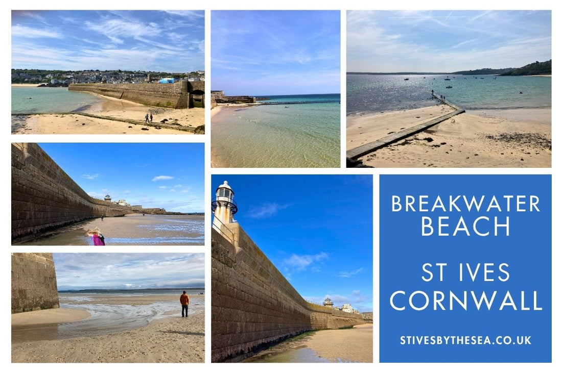 Breakwater Beach St Ives Cornwall