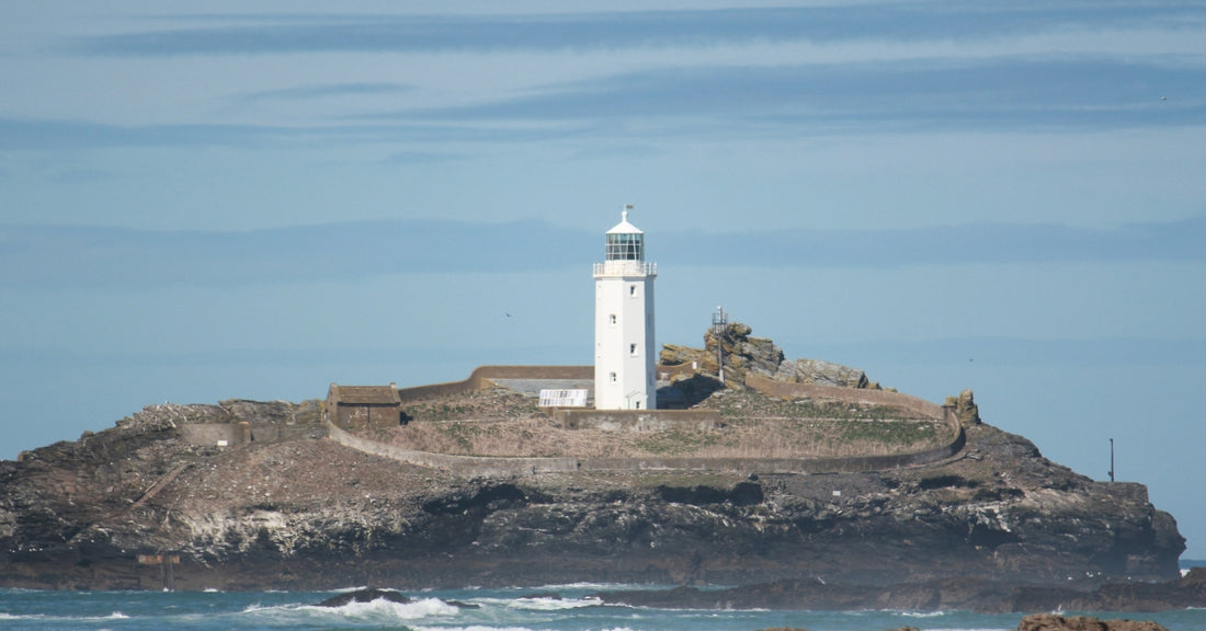 Godrevy Lighthouse St Ives Bay Cornwall