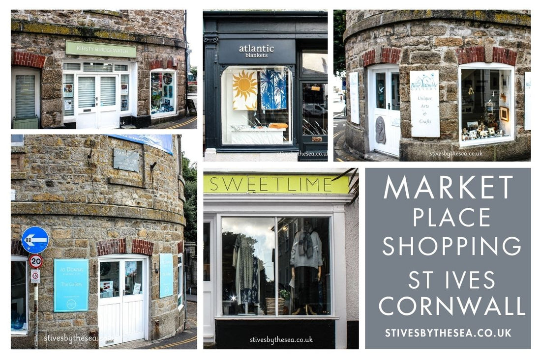 Market Place Shopping St Ives Cornwall
