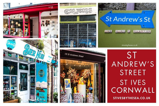 St Andrews St Shopping St Ives Cornwall