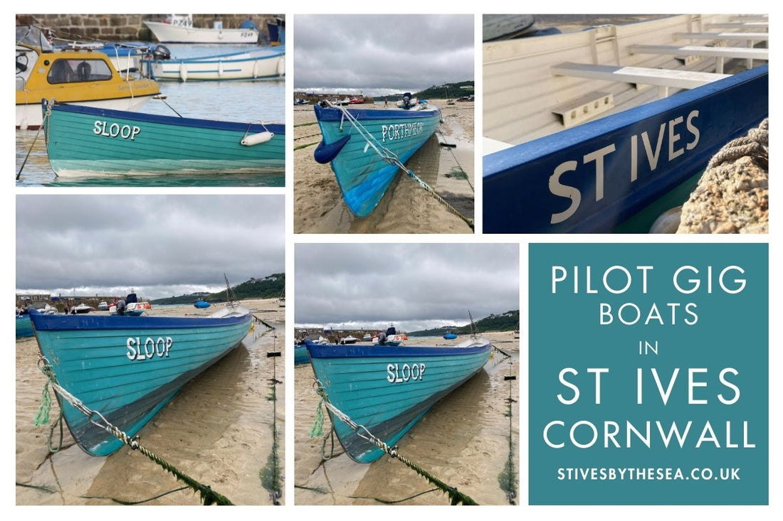 Pilot Gig Boats St Ives Cornwall