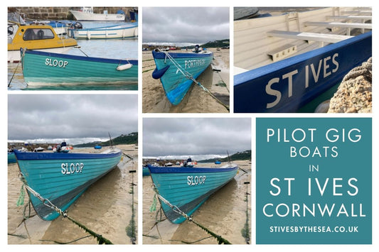 Pilot Gig Boats St Ives Cornwall