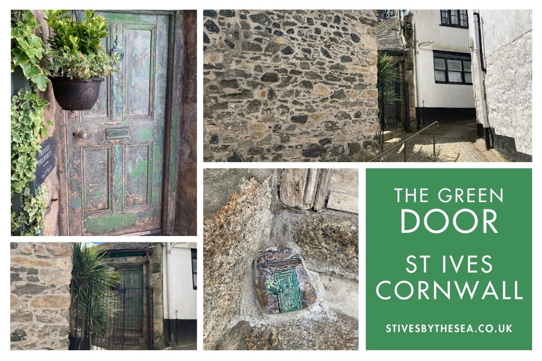 Green Door Of St Ives Cornwall