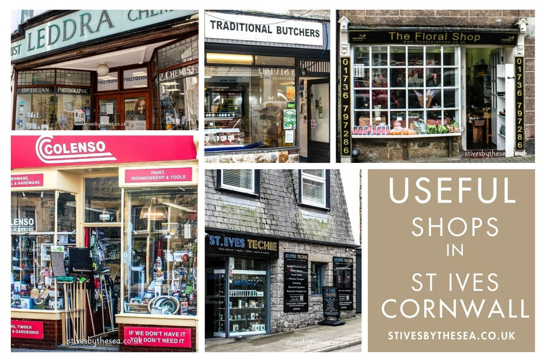 Useful Shops St ives Cornwall