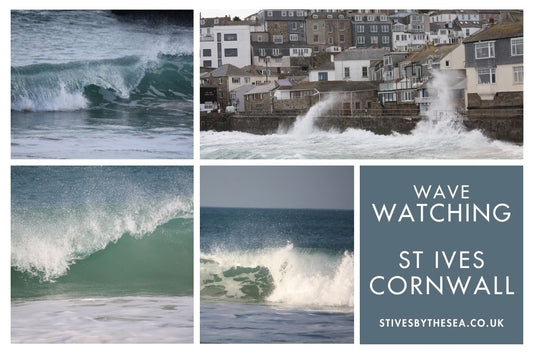 Wave Watching In St Ives Cornwall