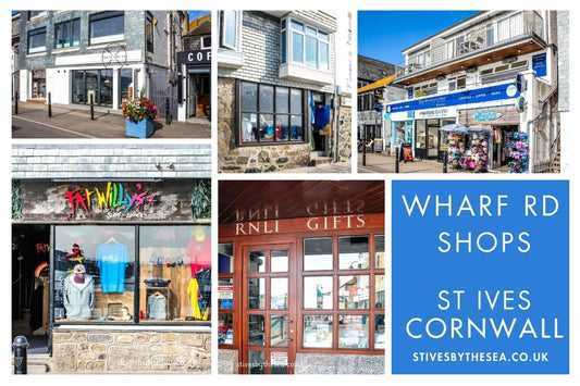 Wharf Road Shops St Ives Cornwall