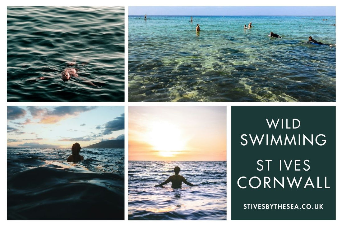 Wild Swimming In The Sea St Ives Cornwall