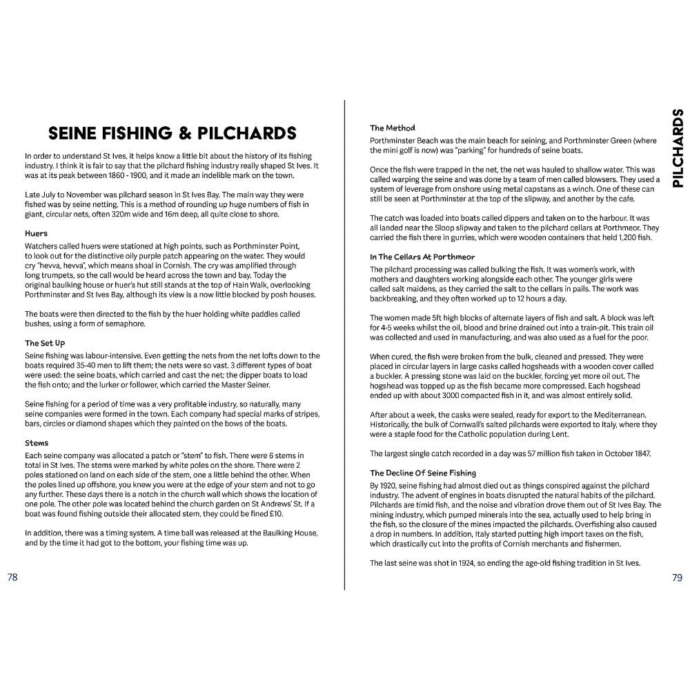 A Curiously Interesting and Helpful Guide To St Ives Cornwall Pilchards