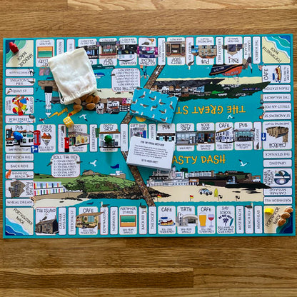 The Great St Ives Pasty Dash Game Layout