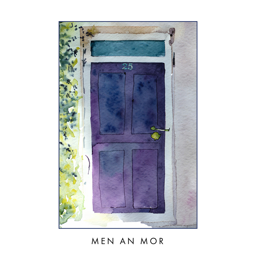 Men an Mor Purple Door St Ives Cornwall