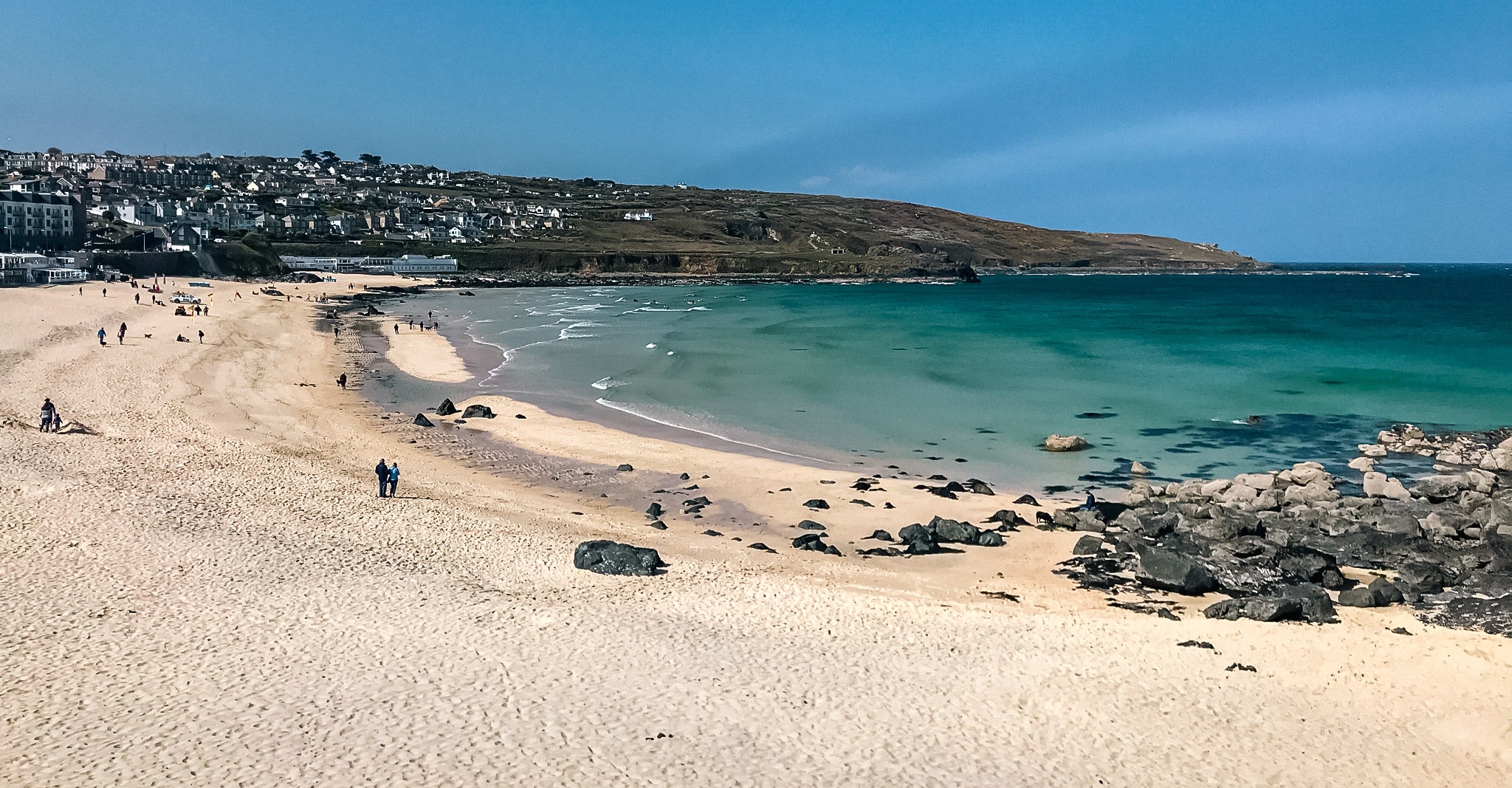 Porthmeor Beach St Ives Cornwall