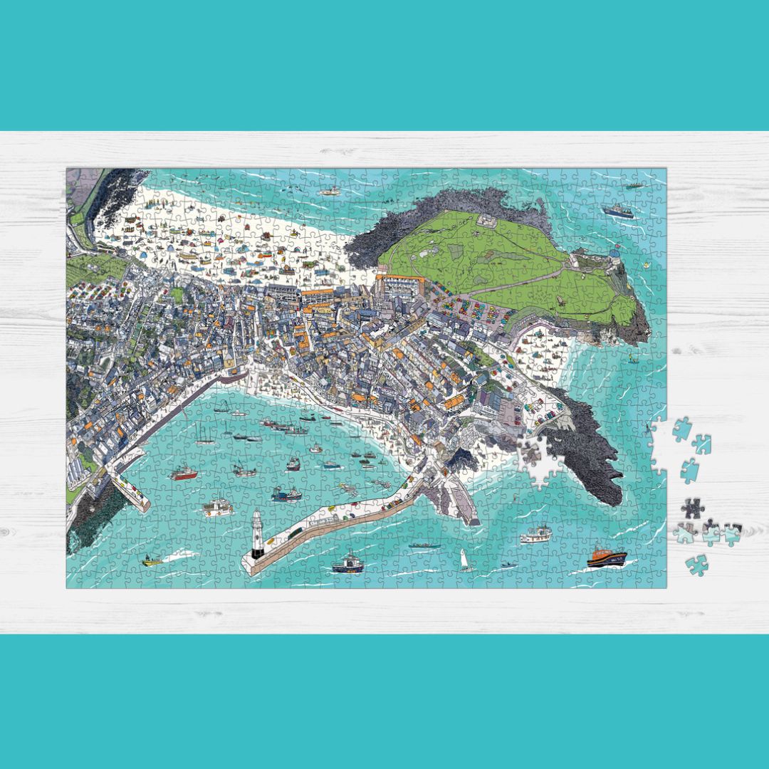 St Ives From Above Jigsaw Puzzle