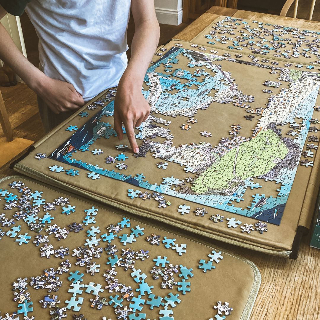 St Ives From Above 1000 Piece Jigsaw Table