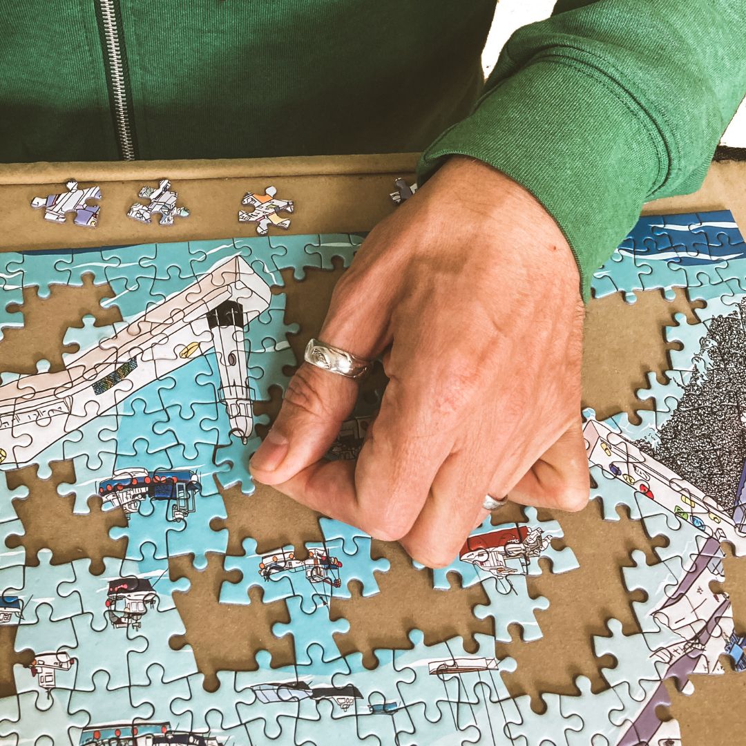 St Ives From Above 1000 Piece Jigsaw Close Up