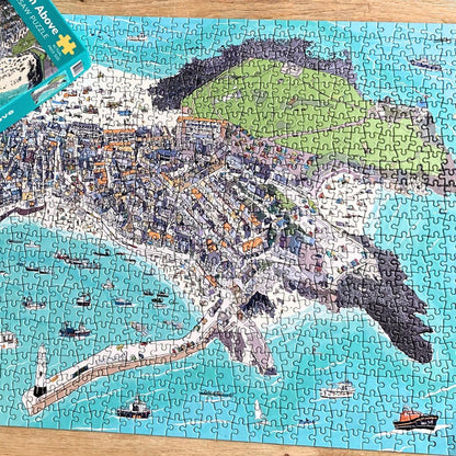 St Ives From Above 1000 Piece Jigsaw