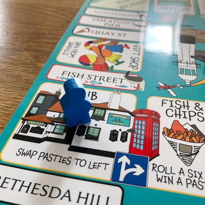 The Great St Ives Pasty Dash Game Blue