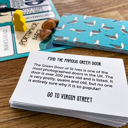 The Great St Ives Pasty Dash Game Postcards