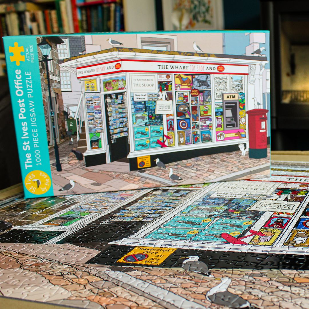 St Ives Post Office Jigsaw Box