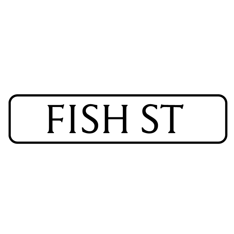 Fish Street St Ives Cornwall Fridge Magnet