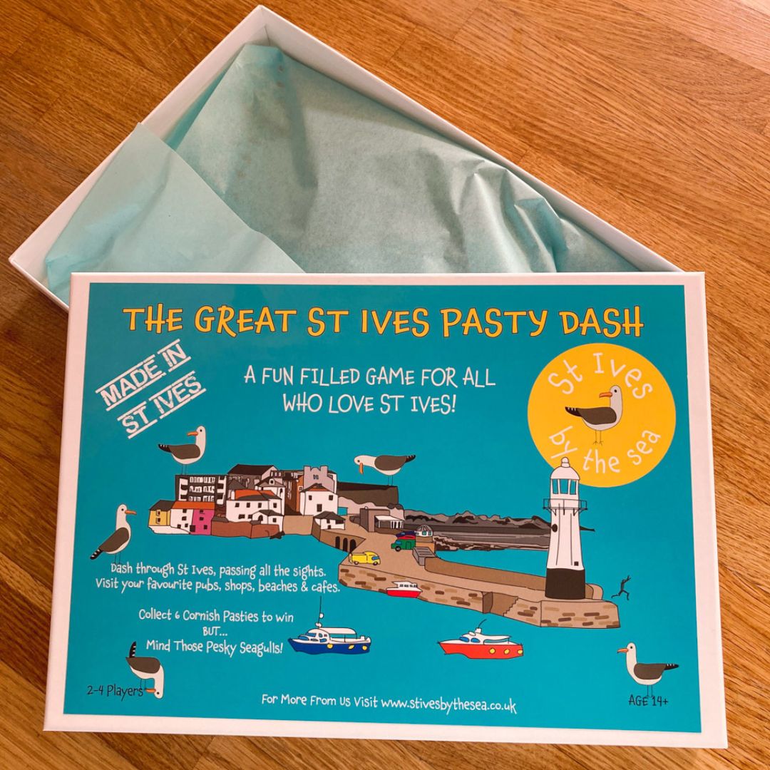St Ives Pasty Dash Game Box Open